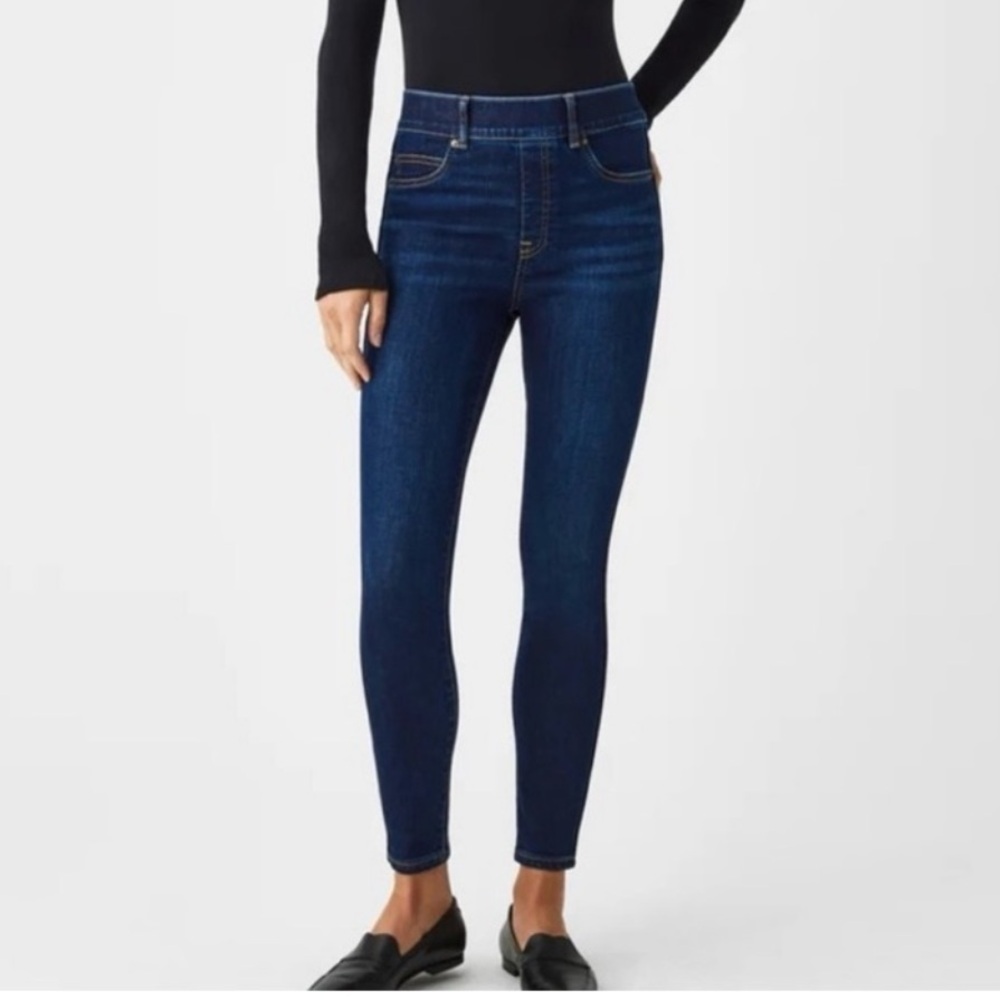 SPANX Dark Blue Denim Jeggings
